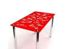 Стеклянный стол Миа