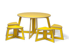 Комплект Квартет (стол+4 стула)