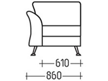 Диван "Мила-Секция 1" DLS