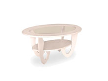 Стол журнальный Тюльпан бежевый