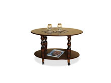 Журнальный стол Прадо орех темный