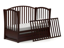 Кроватка-диванчик Модена 60х120 с маятниковым механизмом