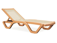 Шезлонг Myra-Teh тик беж