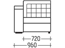 Диван Мустанг-Секция 1 DLS