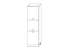 Тумба Шарлотта низ 60х213,4 В пенал