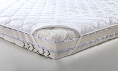 Наматрасник с угловыми фиксаторами бязь MatroLuxe - 140х200 см