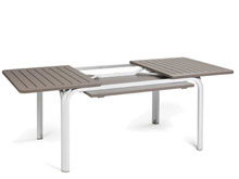 Стол Alloro 140 Extensible Tortora Bianco