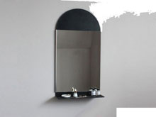 Настенная полка-зеркало