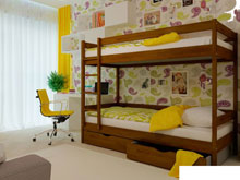 Двухэтажная кровать Твикс 80х200