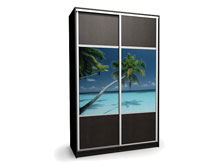 Шкаф-купе Ника-7 150х45х240 комби ДСП/фотопечать