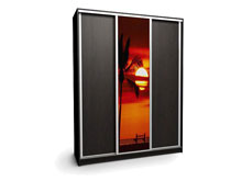 Шкаф-купе Ника-6 180х60х240 ДСП/Фотопечать