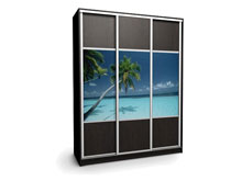 Шкаф-купе Ника-5 180х45х240 комби ДСП/фотопечать