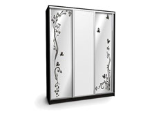 Шкаф-купе Ника-5 180х45х240 с пескоструем