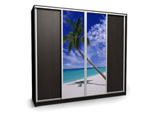 Шкаф-купе Ника-18 260х60х240 ДСП/Фотопечать