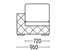 Диван "Оазис-Секция 1" DLS