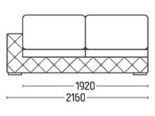 Диван "Оазис-Секция 3" DLS