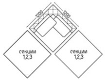 Диван "Оазис-Угол" DLS