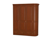 Шкаф четырехдверный однобокий Омега