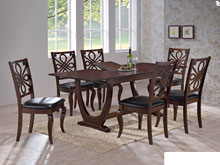 Комплект стол Mateo 150 + 6 стульев 1010