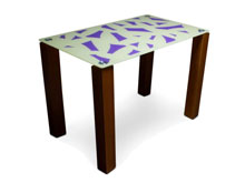 Стеклянный стол Осколки