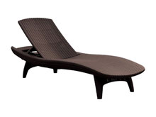 Шезлонг Pacific коричневый