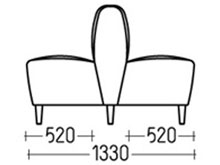 Диван "Пальмира-дабл" DLS