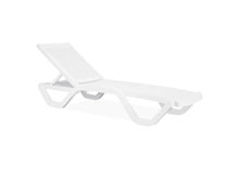 Шезлонг Myra белый