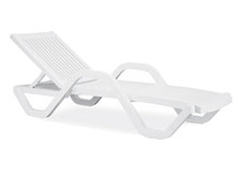 Шезлонг Myra-K белый