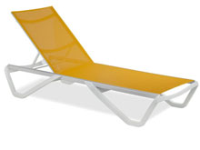 Шезлонг Wave оранжевый