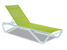 Шезлонг Wave светло-зеленый