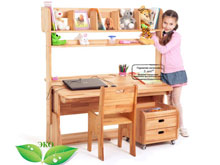 Парта ученическая Vip со стулом и ящичным блоком