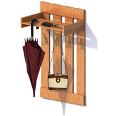 Полка-вешалка №7 LuxeStudio