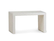 Стол Скоба плетеная столешница