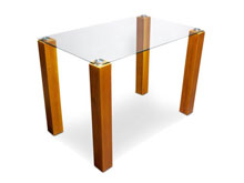 Стеклянный стол Прозрачный