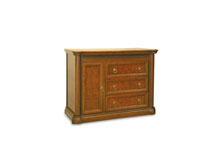 Комод Шопен (1 дверка + 3 ящика)