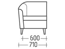 Диван Рафаэла-Секция 1 DLS