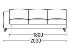 Диван "Релакс-Секция 3" DLS