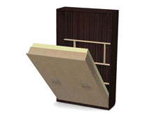 Шкаф-кровать вертикальная Алиса ВК 120х200