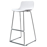 Petal барный стул белый