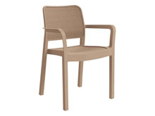 Стул пластиковый Samanna бежевый