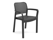 Стул пластиковый Samanna серый