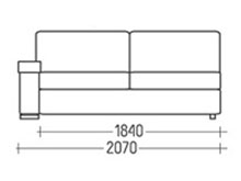 Диван "Санди-Секция 3 лонг" DLS
