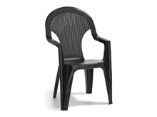 Стул пластиковый Santana серый