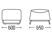 Пуф Санторини DLS