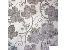 Ткань шенилл Шайн Flower Grey