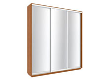 Шкаф-купе 220х45х240 3 двери зеркальные