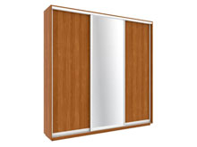 Шкаф-купе 240х45х240 2 двери ДСП + зеркало