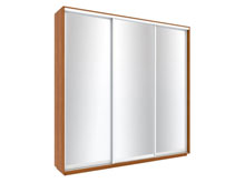 Шкаф-купе 240х45х240 3 двери зеркальные