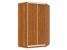 Угловой шкаф-купе 135х135х240 2 двери ДСП