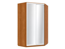 Угловой шкаф-купе 135х135х240 2 двери зеркальные